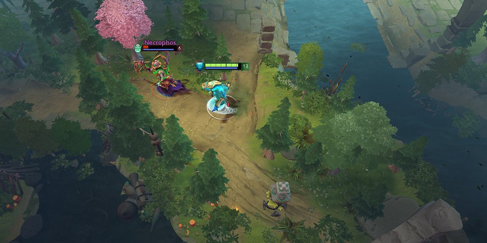 Morphling attacks Necrophos with Adaptive Strike